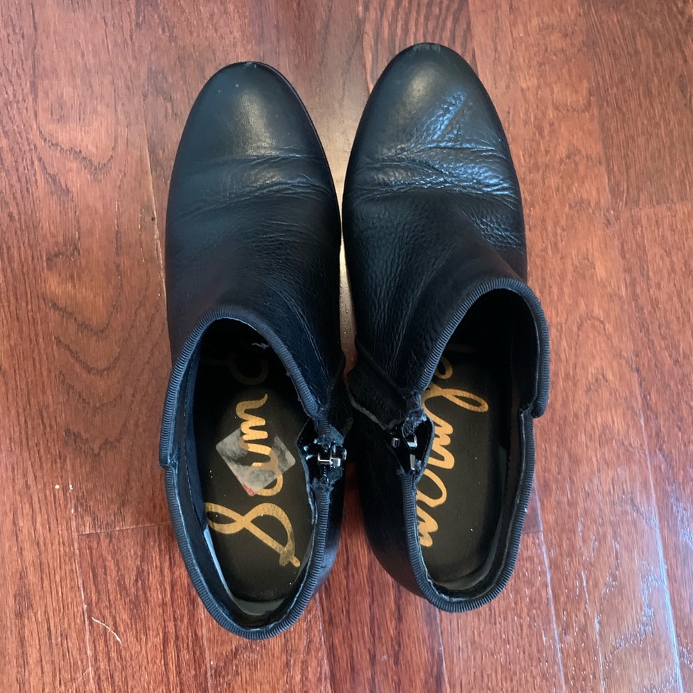 Sam Edelman Petty Black Leather Size 6.5